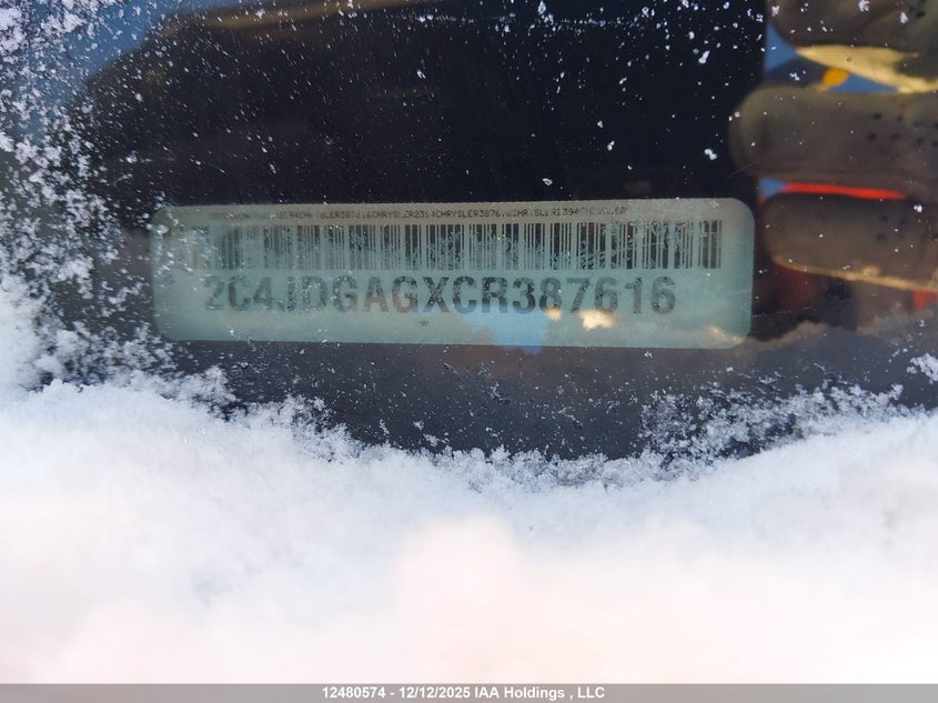 2C4JDGAGXCR387616 2012 DODGE RAM VAN photo no. 18