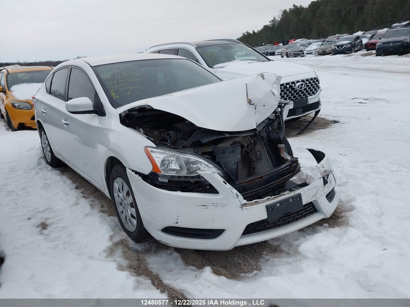 3N1AB7APXEL671644 2014 Nissan Sentra S/Sv/Sr/Sl auction photo 1