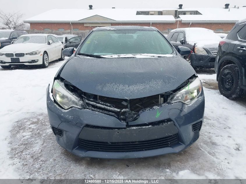 2014 Toyota Corolla L/Le/Le Pls/Prm/S/S Pls VIN: 2T1BURHEXEC161826 Lot: 12480580
