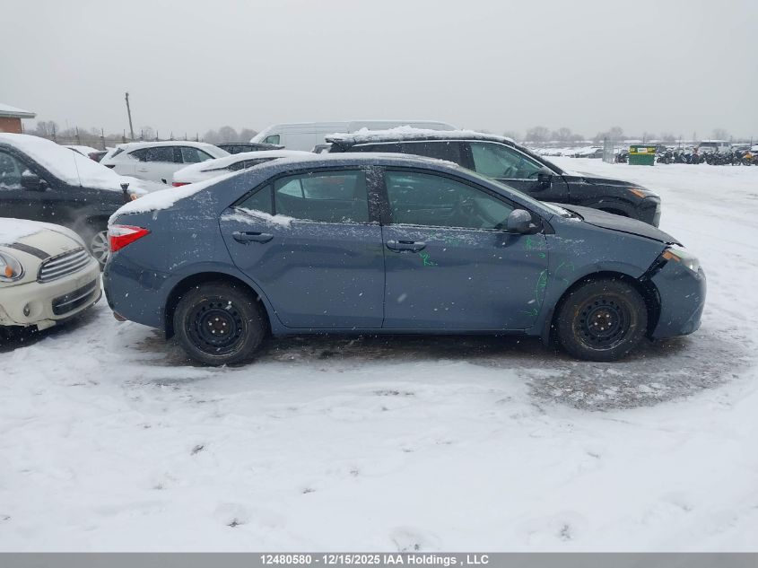 2014 Toyota Corolla L/Le/Le Pls/Prm/S/S Pls VIN: 2T1BURHEXEC161826 Lot: 12480580