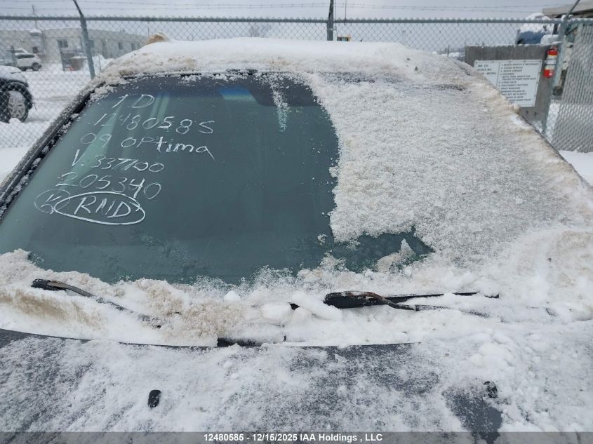 2009 Kia Optima Lx/Ex VIN: KNAGE224095337700 Lot: 12480585