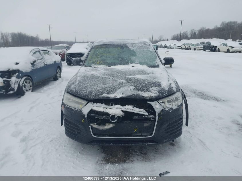 2016 Audi Q3 4P Ti VIN: WA1GFCFS0GR000622 Lot: 12480599