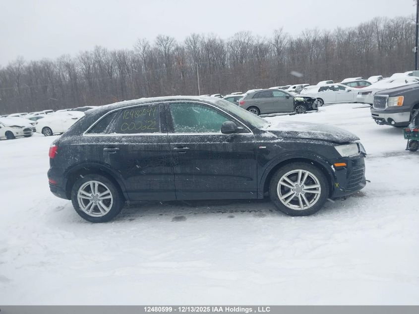 2016 Audi Q3 4P Ti VIN: WA1GFCFS0GR000622 Lot: 12480599