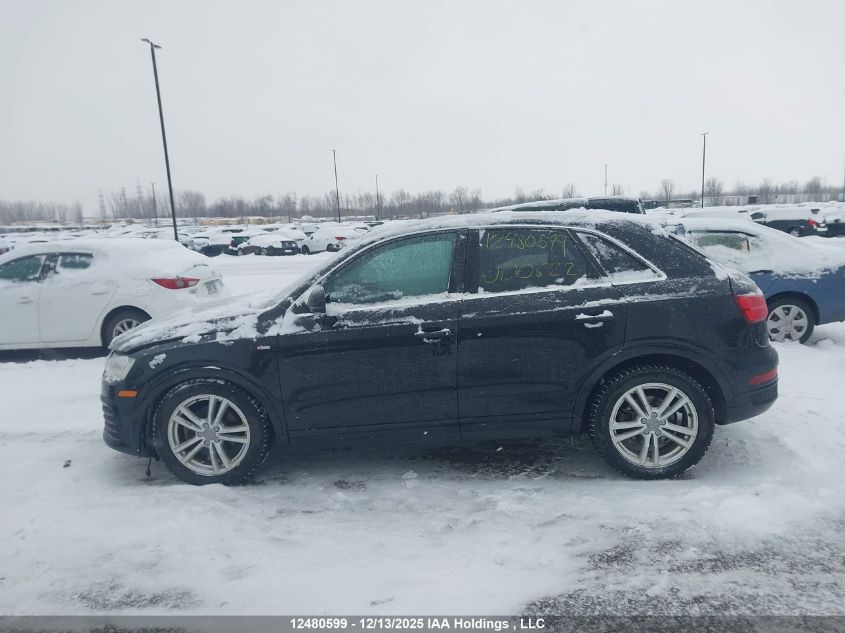 2016 Audi Q3 4P Ti VIN: WA1GFCFS0GR000622 Lot: 12480599