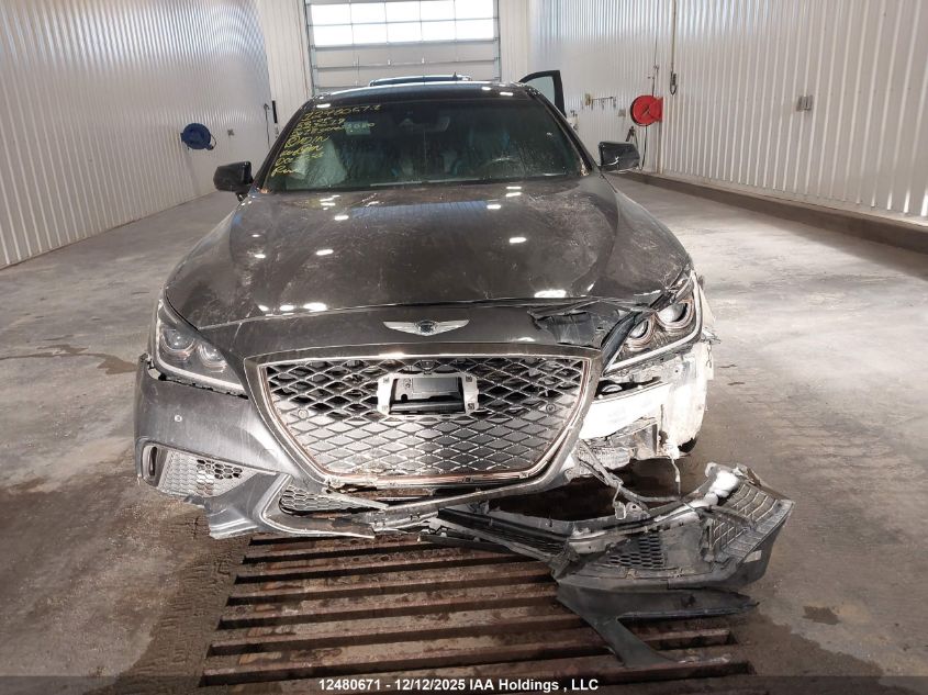 2018 Genesis G80 Sport VIN: KMHGN4JB6JU223219 Lot: 12480671