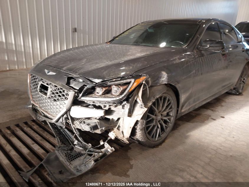 2018 Genesis G80 Sport VIN: KMHGN4JB6JU223219 Lot: 12480671