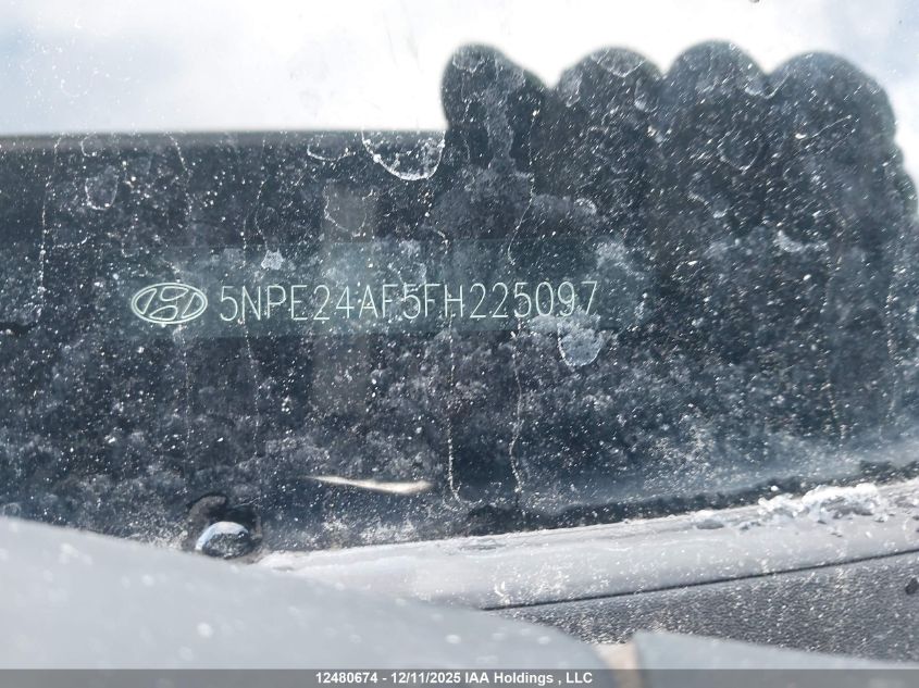 2015 Hyundai Sonata Gls VIN: 5NPE24AF5FH225097 Lot: 12480674