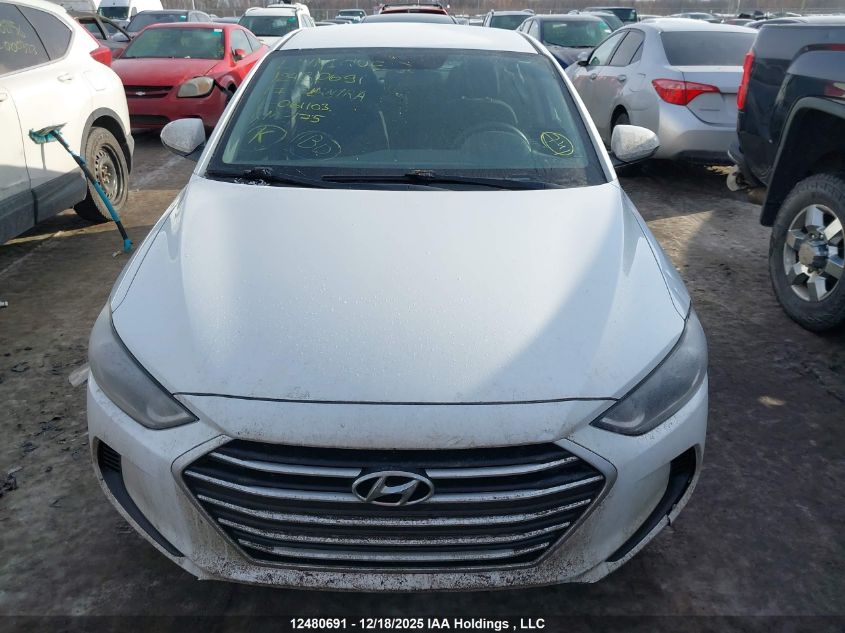 2017 Hyundai Elantra L VIN: 5NPD74LF1HH061103 Lot: 12480691