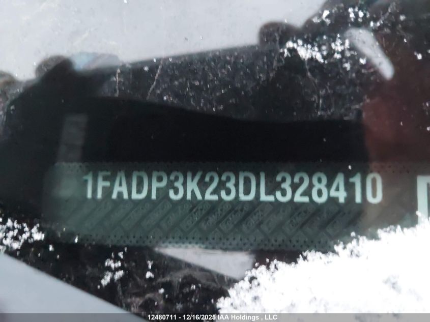 2013 Ford Focus Se VIN: 1FADP3K23DL328410 Lot: 12480711