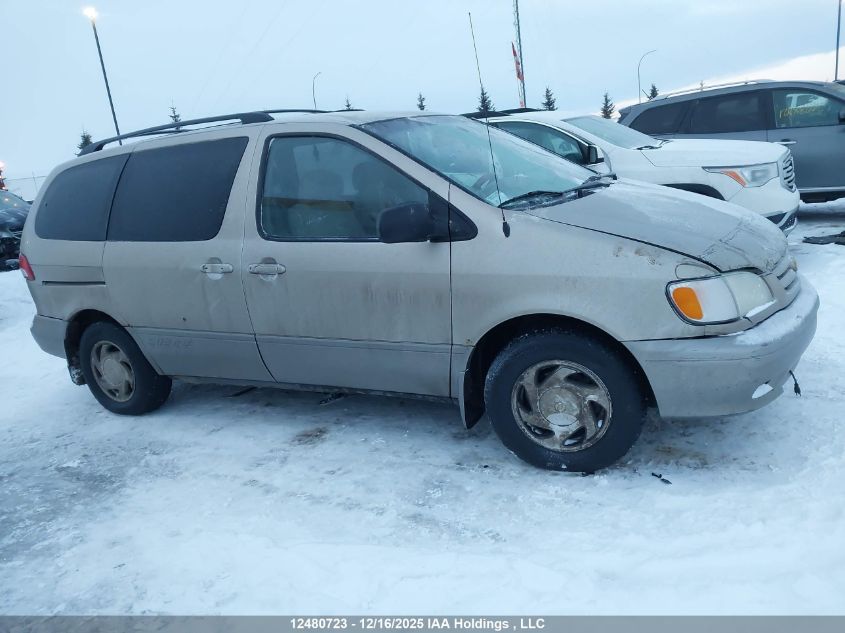 2002 Toyota Sienna Le/Xle VIN: 4T3ZF13C62U414383 Lot: 12480723