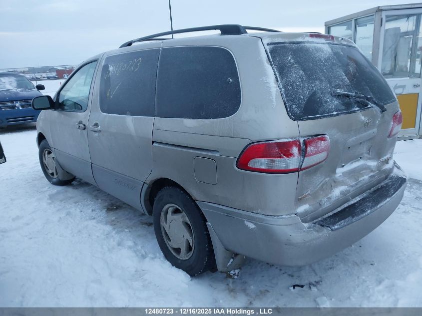 2002 Toyota Sienna Le/Xle VIN: 4T3ZF13C62U414383 Lot: 12480723