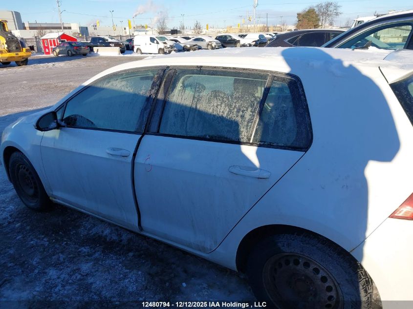 2016 Volkswagen Golf S/Se/Sel VIN: 3VW217AU6GM031905 Lot: 12480794