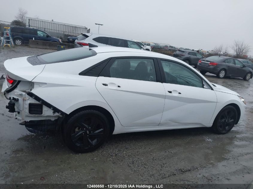 2022 Hyundai Elantra Preferred Ivt With Sun And Tech Package VIN: KMHLM4AG1NU314756 Lot: 12480850