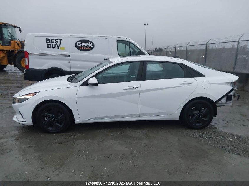 2022 Hyundai Elantra Preferred Ivt With Sun And Tech Package VIN: KMHLM4AG1NU314756 Lot: 12480850