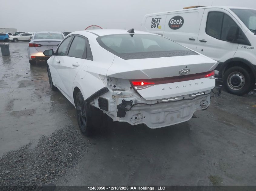 2022 Hyundai Elantra Preferred Ivt With Sun And Tech Package VIN: KMHLM4AG1NU314756 Lot: 12480850