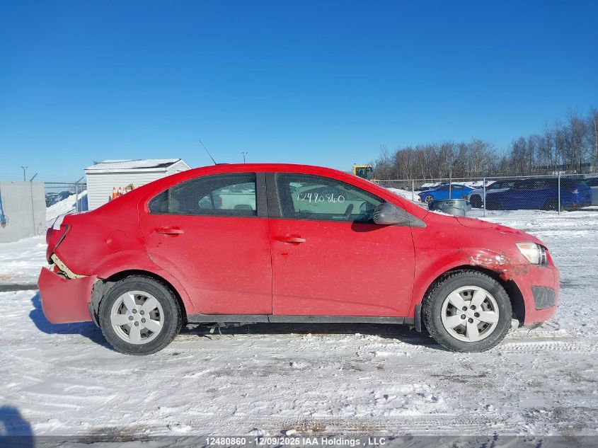 2015 Chevrolet Sonic Ls Auto VIN: 1G1JA5SH5F4121862 Lot: 12480860