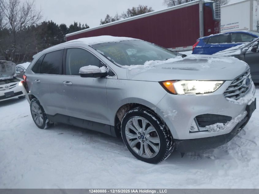 2019 Ford Edge Titanium VIN: 2FMPK4K90KBB77706 Lot: 12480885