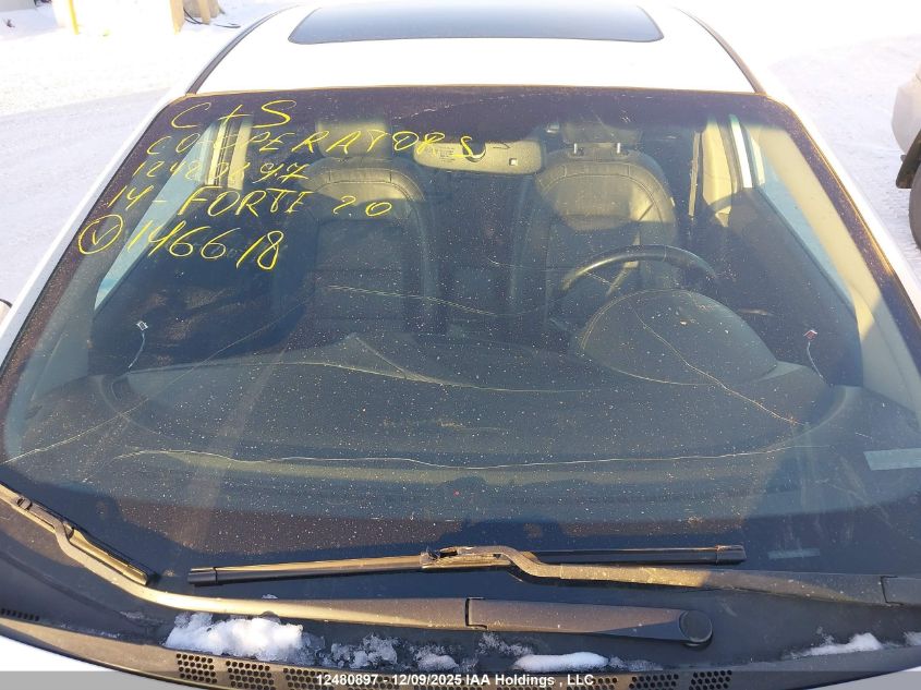 2014 Kia Forte 2.0L Ex/2.0L Sx VIN: KNAFZ4A8XE5146618 Lot: 12480897