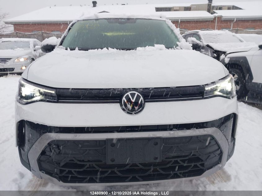 2025 Volkswagen Taos VIN: 3VV8C7B2XSM081690 Lot: 12480900