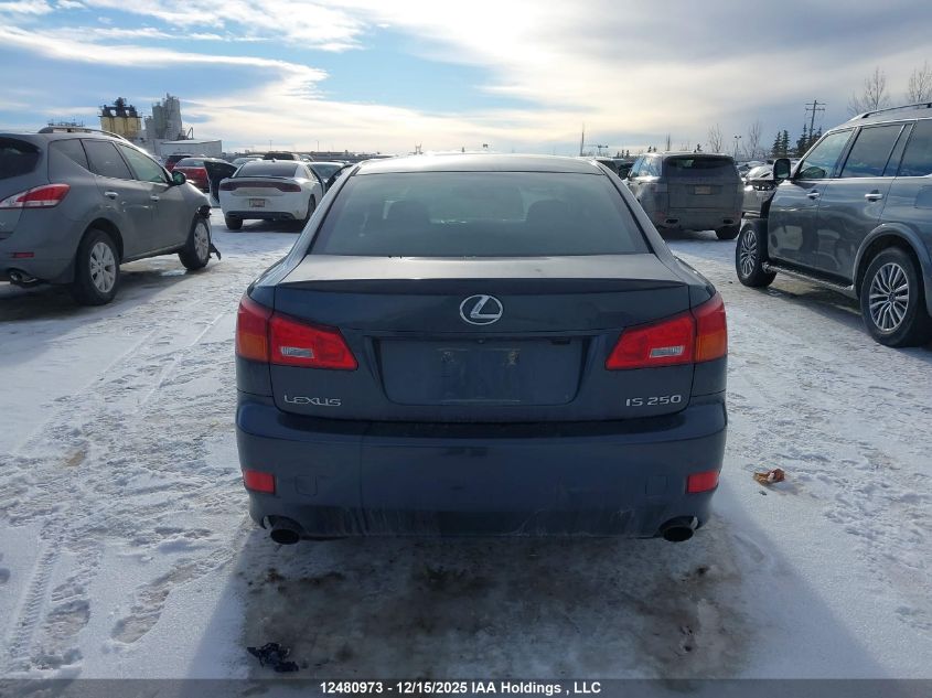 2006 Lexus Is 250 VIN: JTHBK262265023930 Lot: 12480973