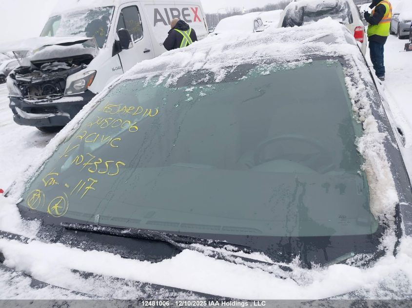 2012 Honda Civic Lx VIN: 2HGFB2F46CH107355 Lot: 12481006