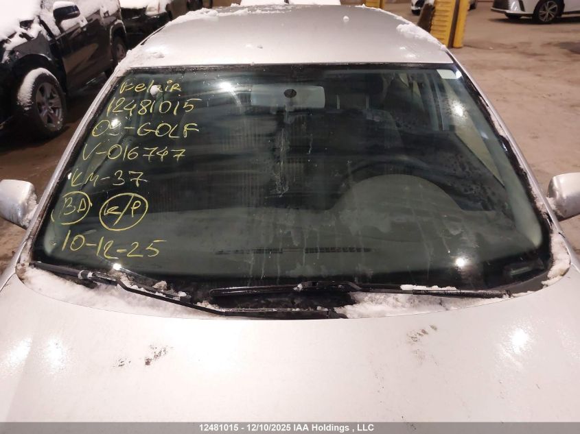 2009 Volkswagen Golf City VIN: 9BWEL41J194016747 Lot: 12481015