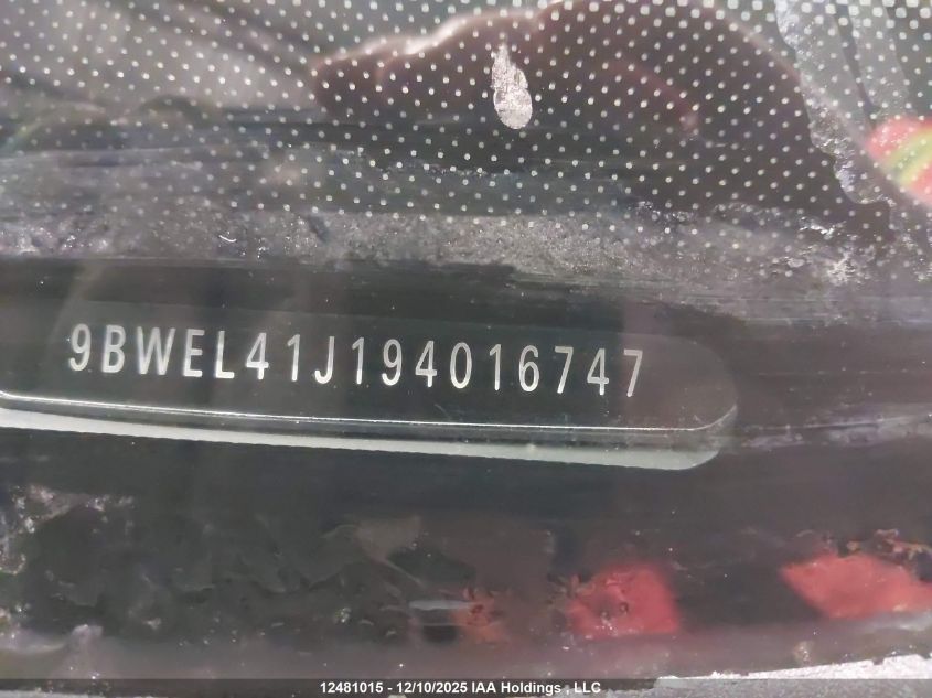 2009 Volkswagen Golf City VIN: 9BWEL41J194016747 Lot: 12481015