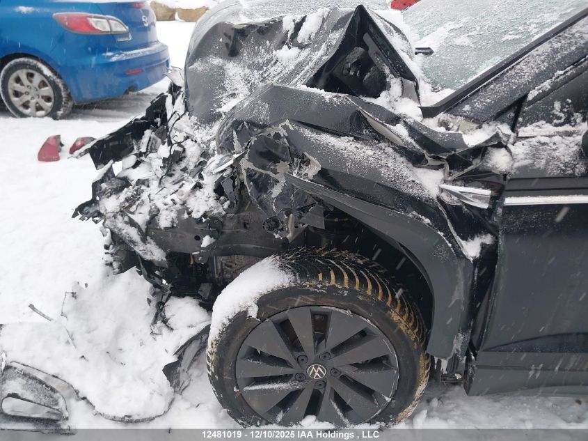 2024 Volkswagen Taos Se VIN: 3VVEX7B21RM040978 Lot: 12481019