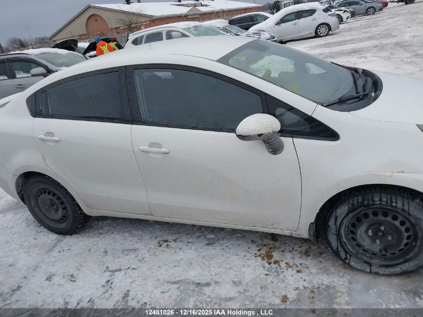 2013 Kia Rio VIN: KNADM4A39D6143972 Lot: 12481026