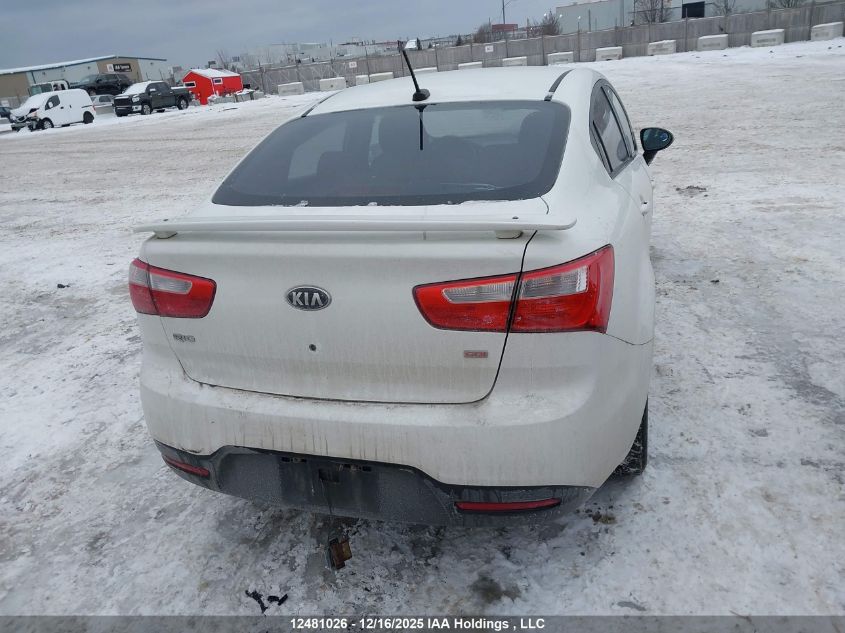 2013 Kia Rio VIN: KNADM4A39D6143972 Lot: 12481026