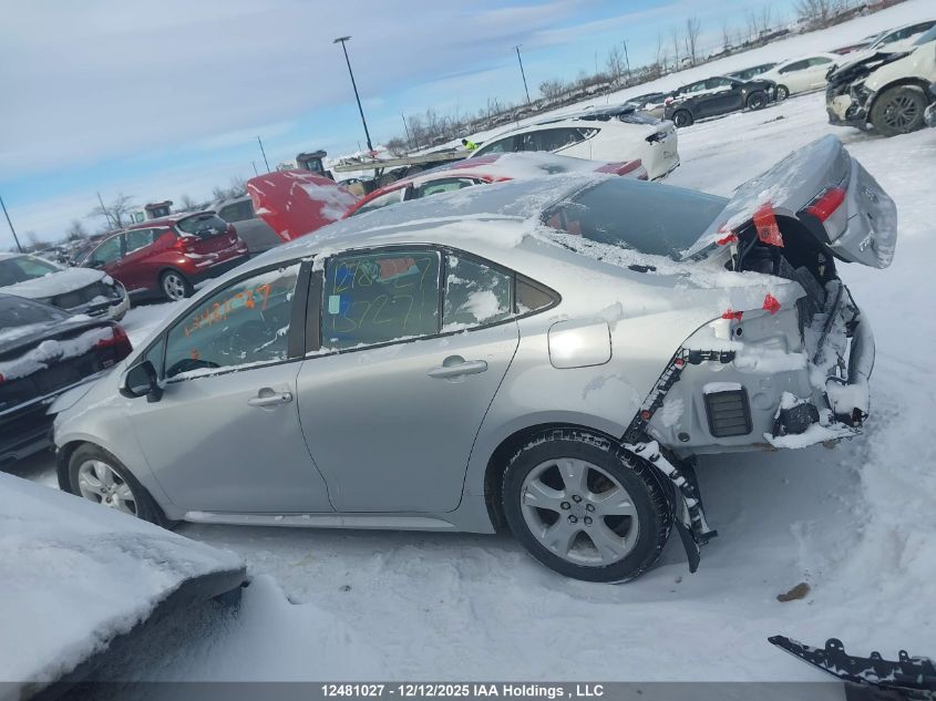 2020 Toyota Corolla VIN: 5YFBPRBE7LP137271 Lot: 12481027