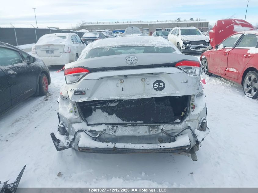 2020 Toyota Corolla VIN: 5YFBPRBE7LP137271 Lot: 12481027