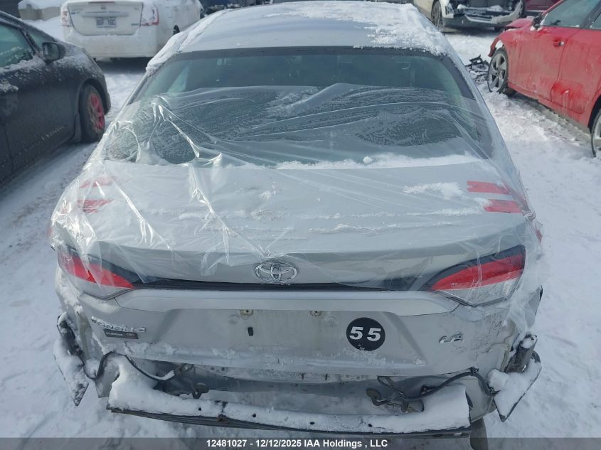 2020 Toyota Corolla VIN: 5YFBPRBE7LP137271 Lot: 12481027