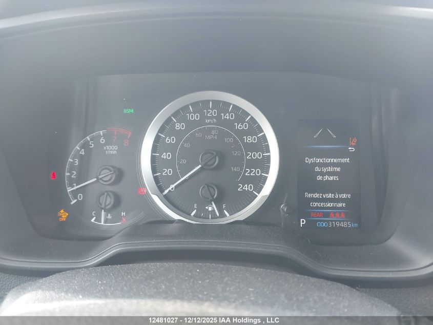 2020 Toyota Corolla VIN: 5YFBPRBE7LP137271 Lot: 12481027