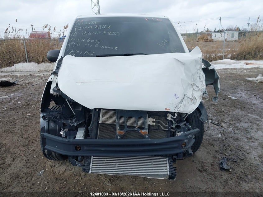 2018 Mercedes-Benz Metris VIN: WD3BG2EA6J3446018 Lot: 12481033