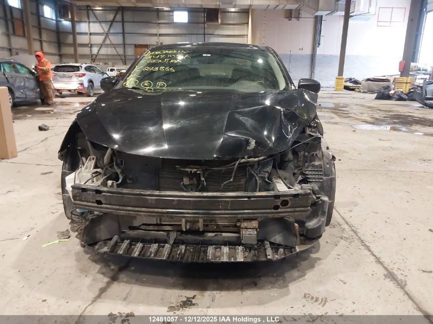 2018 Nissan Sentra S/Sv/Sr/Sl VIN: 3N1AB7AP7JY243866 Lot: 12481057