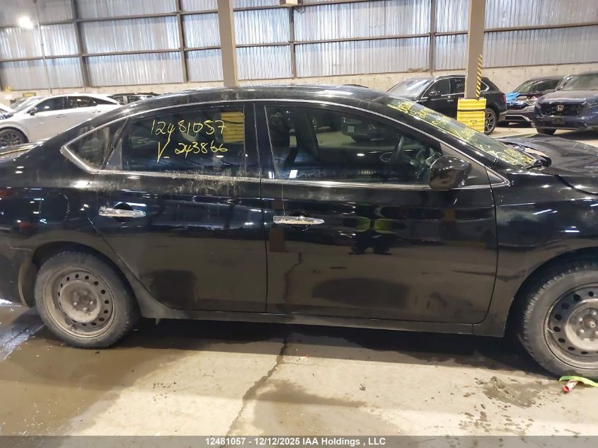2018 Nissan Sentra S/Sv/Sr/Sl VIN: 3N1AB7AP7JY243866 Lot: 12481057