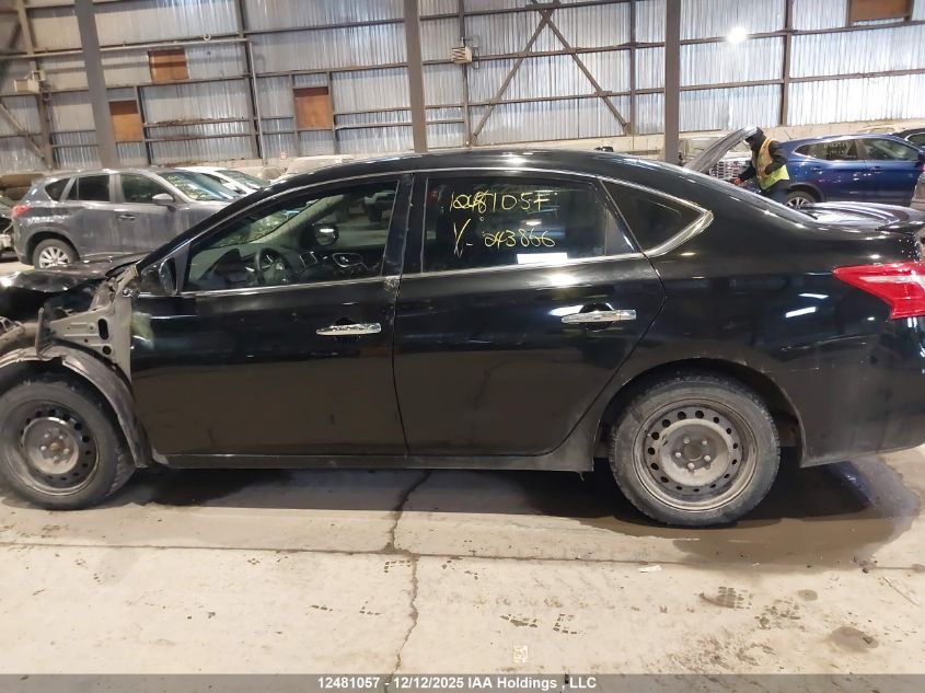 2018 Nissan Sentra S/Sv/Sr/Sl VIN: 3N1AB7AP7JY243866 Lot: 12481057