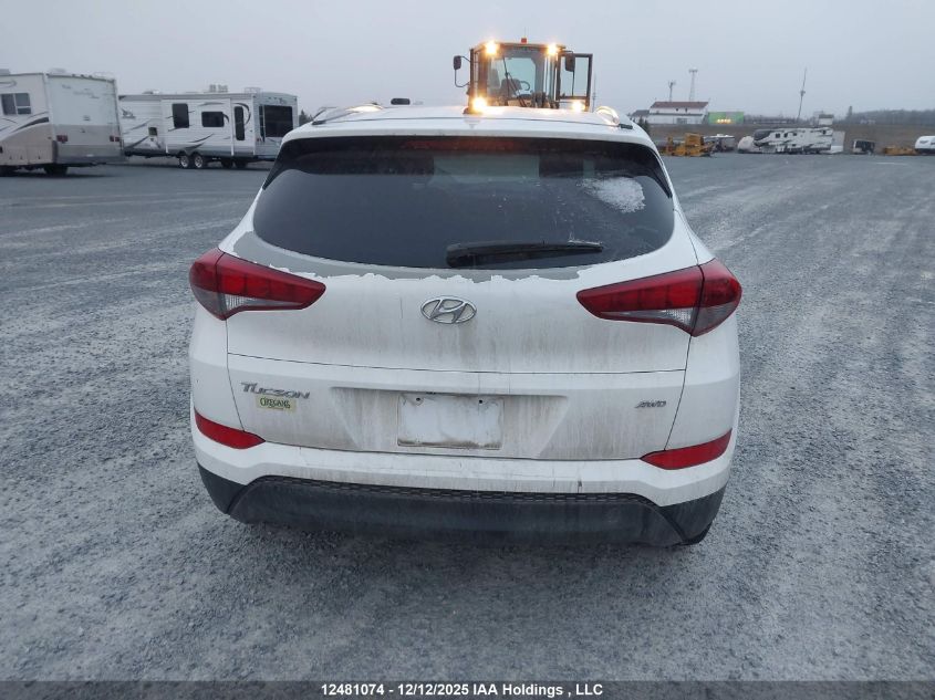 2017 Hyundai Tucson Limited/Sport And Eco/Se VIN: KM8J3CA46HU592731 Lot: 12481074