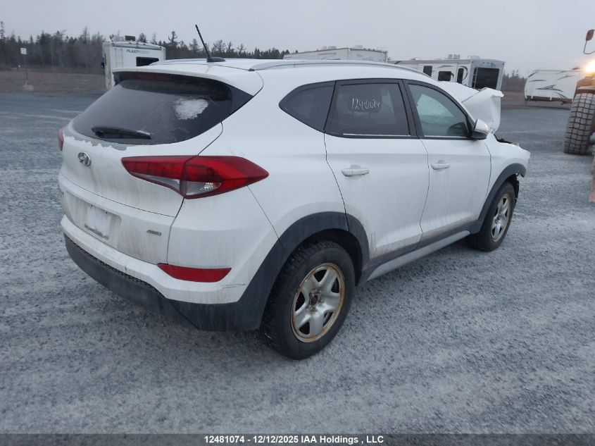 2017 Hyundai Tucson Limited/Sport And Eco/Se VIN: KM8J3CA46HU592731 Lot: 12481074