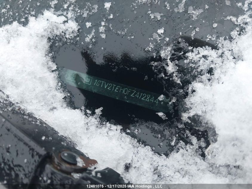 2015 GMC Sierra 1500 VIN: 1GTV2TEH0FZ412844 Lot: 12481075