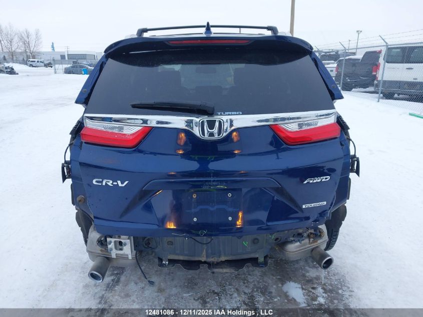 2018 Honda Cr-V Touring VIN: 2HKRW2H90JH136265 Lot: 12481086