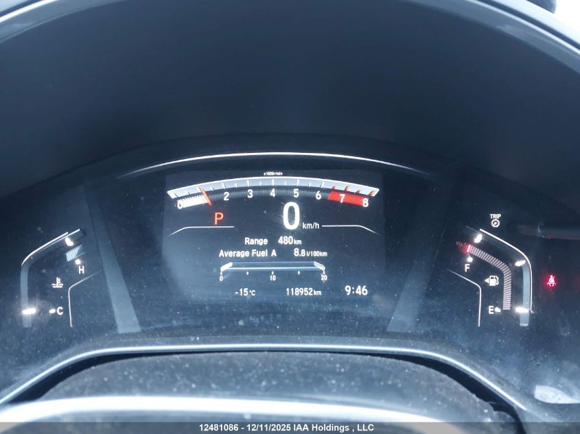 2018 Honda Cr-V Touring VIN: 2HKRW2H90JH136265 Lot: 12481086