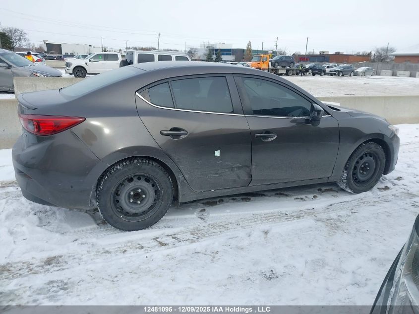 2015 Mazda Mazda3 Gs VIN: 3MZBM1V76FM195078 Lot: 12481095