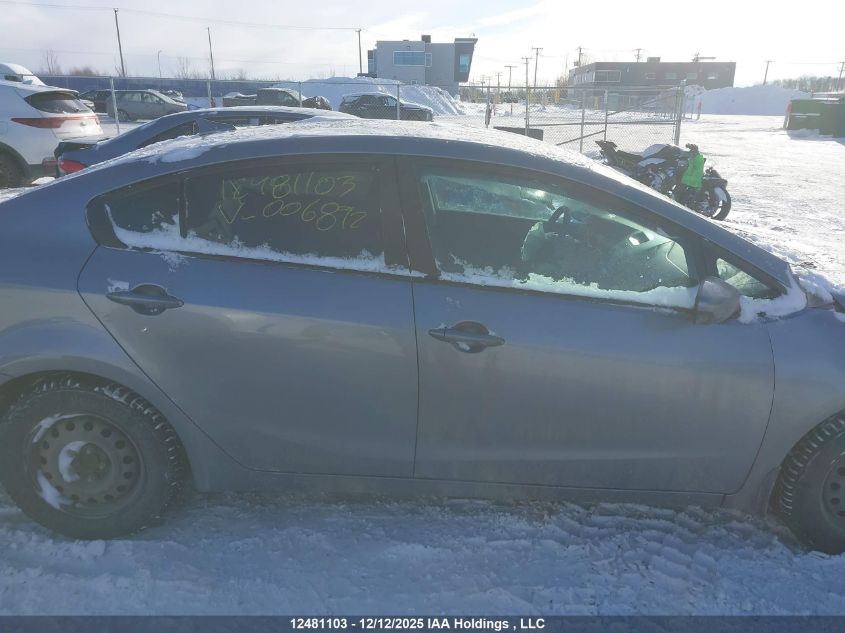 2017 Kia Forte Ex/Ex Luxury/Ex+/Lx/Lx+ VIN: 3KPFL4A74HE006892 Lot: 12481103