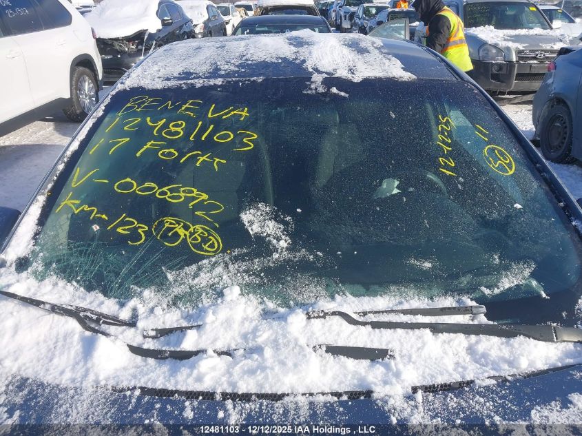 2017 Kia Forte Ex/Ex Luxury/Ex+/Lx/Lx+ VIN: 3KPFL4A74HE006892 Lot: 12481103