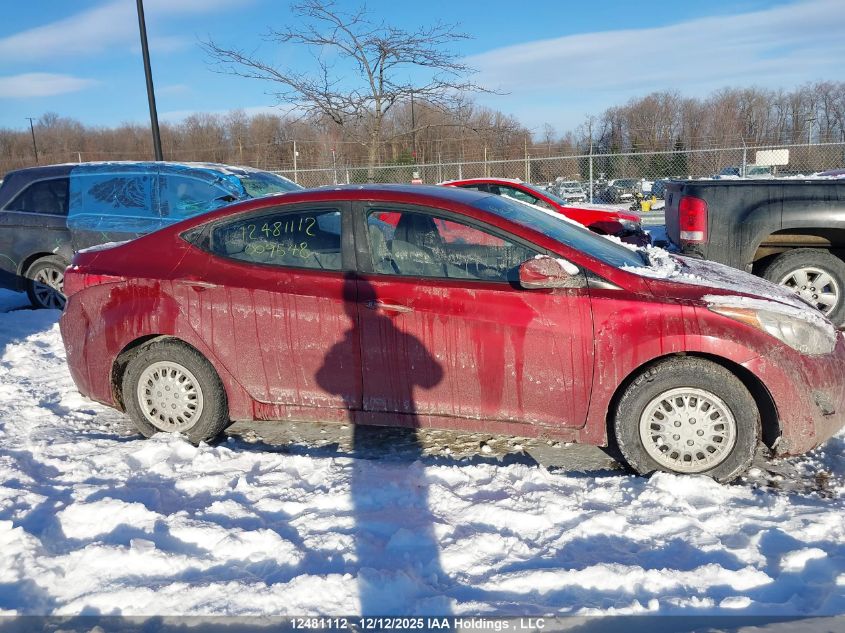 2011 Hyundai Elantra Gls/Limited VIN: 5NPDH4AE1BH009548 Lot: 12481112