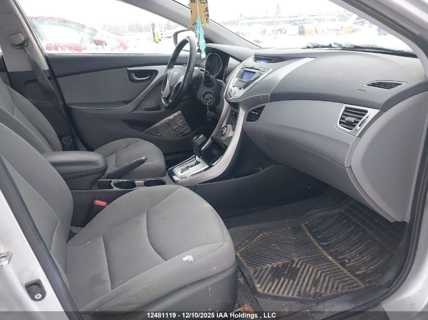 2012 Hyundai Elantra Gls VIN: 5NPDH4AE2CH085796 Lot: 12481119