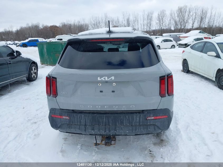 2022 Kia Sorento VIN: 5XYRGDLC8NG106875 Lot: 12481130