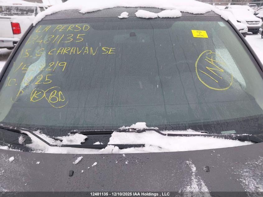 2015 Dodge Grand Caravan Se VIN: 2C4RDGBGXFR502219 Lot: 12481135